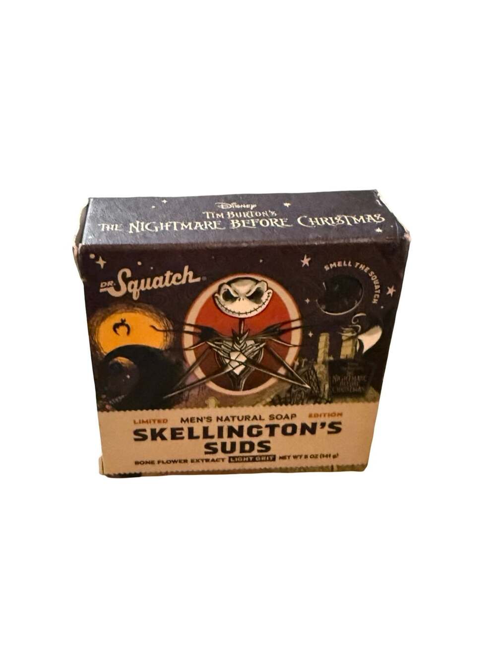 Dr. Squatch Limited Edition Skellington's Suds Mens Natural Bar Soap 5 oz
